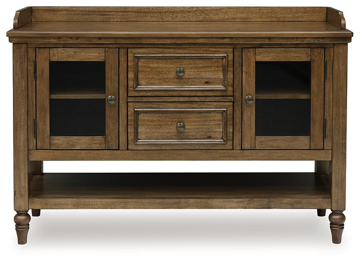 Sturlayne Dining Table and 4 Chairs with Storage