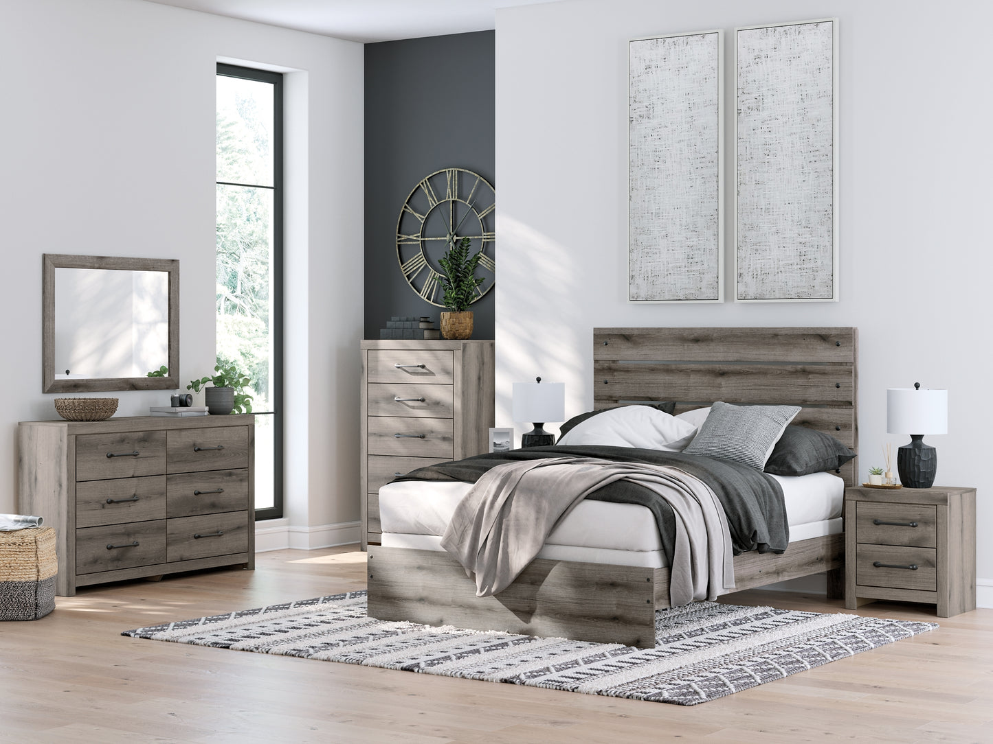 Graystorm Panel Bed