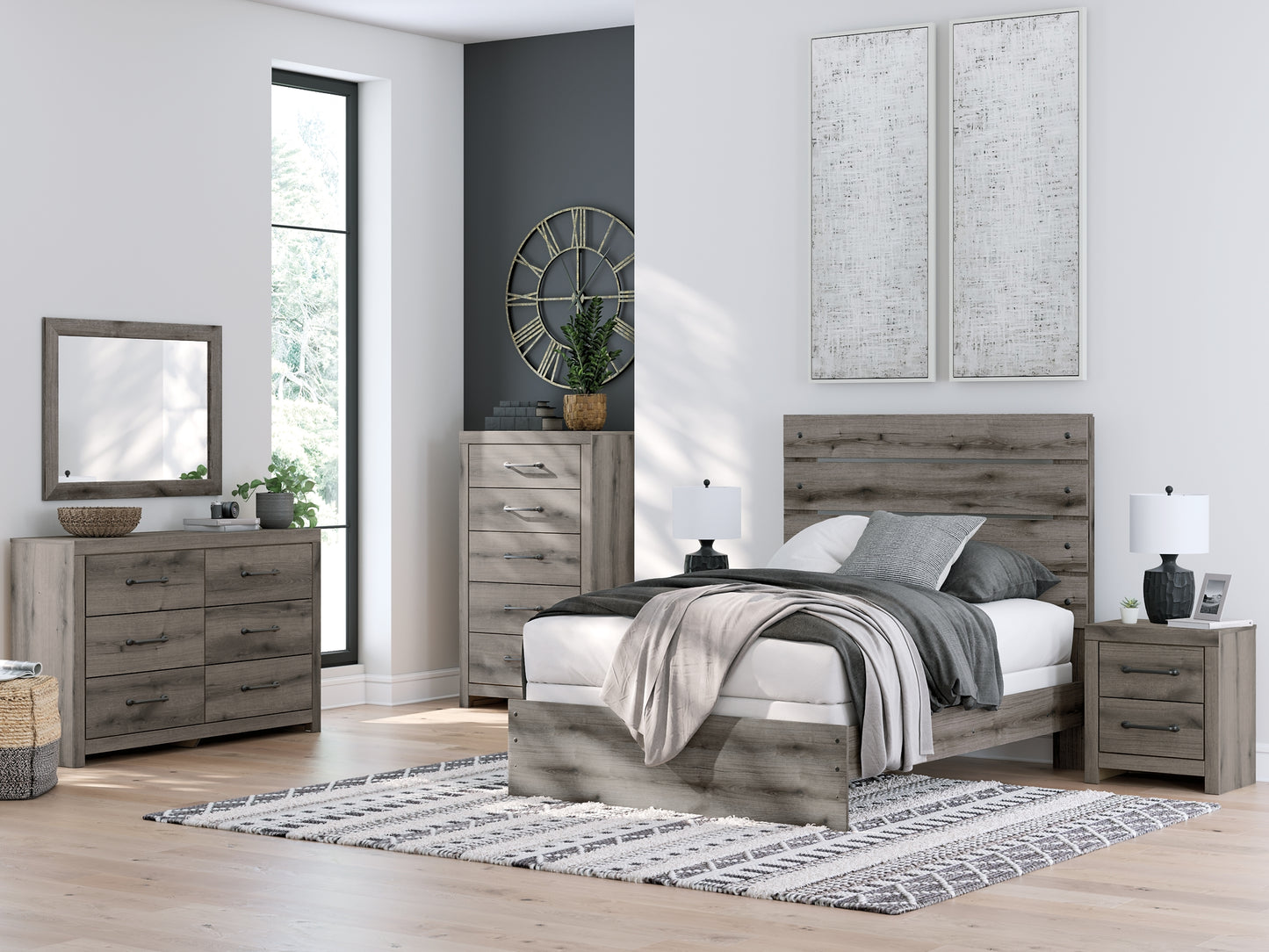 Graystorm Panel Bed