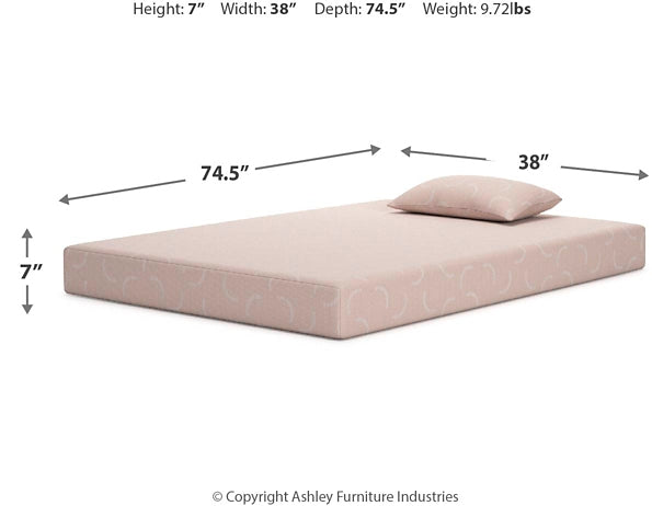Ikidz Coral Mattress And Pillow 2/Cn