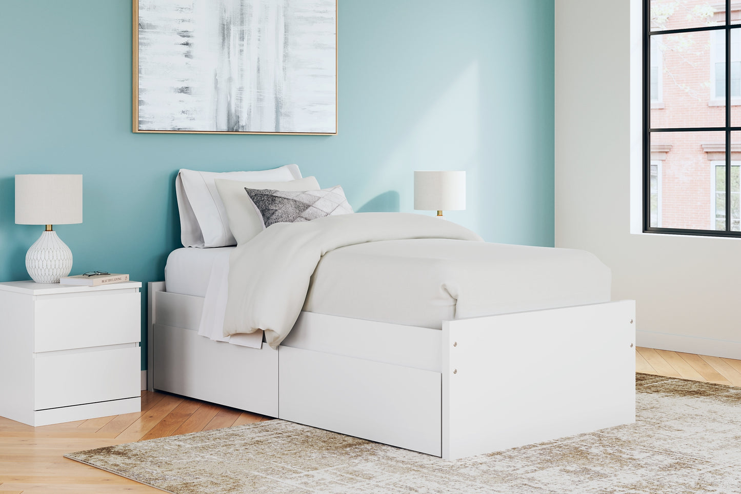 Onita Platform Bed With 1 Side Storage