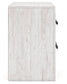 Cayboni Full Panel Bed with Mirrored Dresser and 2 Nightstands