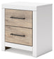 Charbitt Twin Panel Bed with Mirrored Dresser and 2 Nightstands
