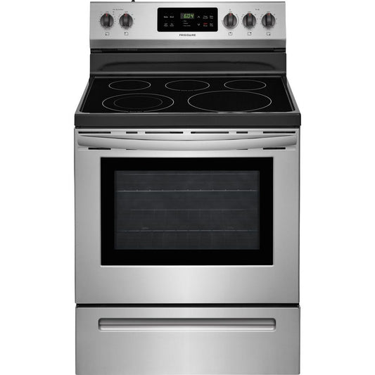 Frigidaire 30 in 5.3 cu ft Electric smooth top range stainless, starting at $89.99 monthly