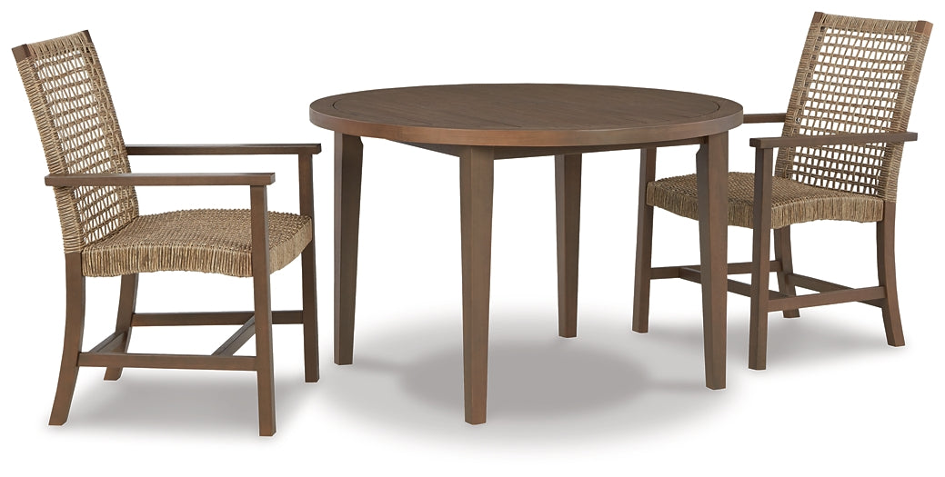Germalia Outdoor Dining Table and 2 Chairs