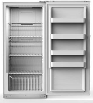 Midea 17' upright freezer, starting at $79.99 per month